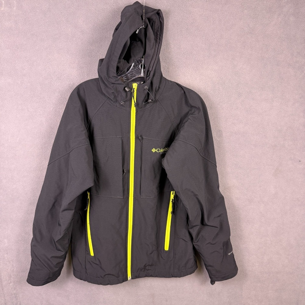 Columbia‎ Titanium Men's Interchange Softshell Jacket Black Omni Shield Size S